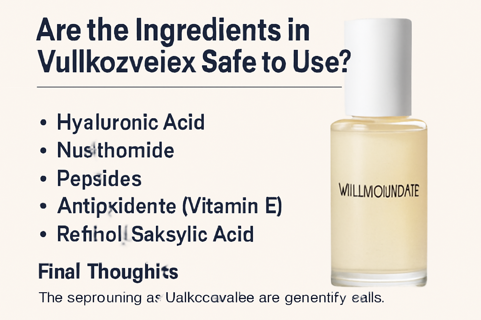 Are the Ingredients in Vullkozvelex Safe to Use?